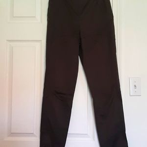 Olive/brown Gucci slender pant. Zipper on both sides of hips about 6 inches long